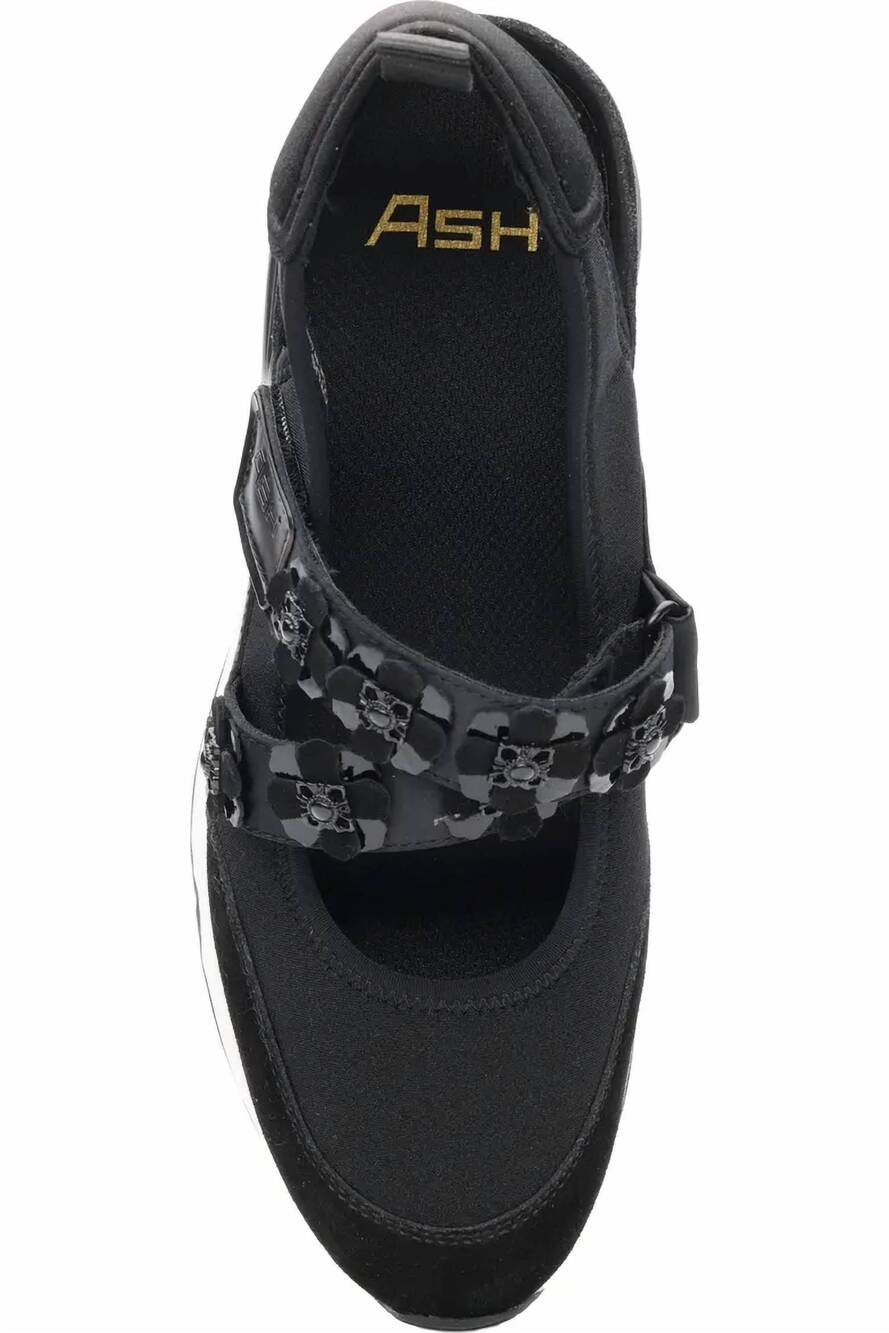 NEW ASH women's lotus sneaker in black multi - Picture 3 of 5
